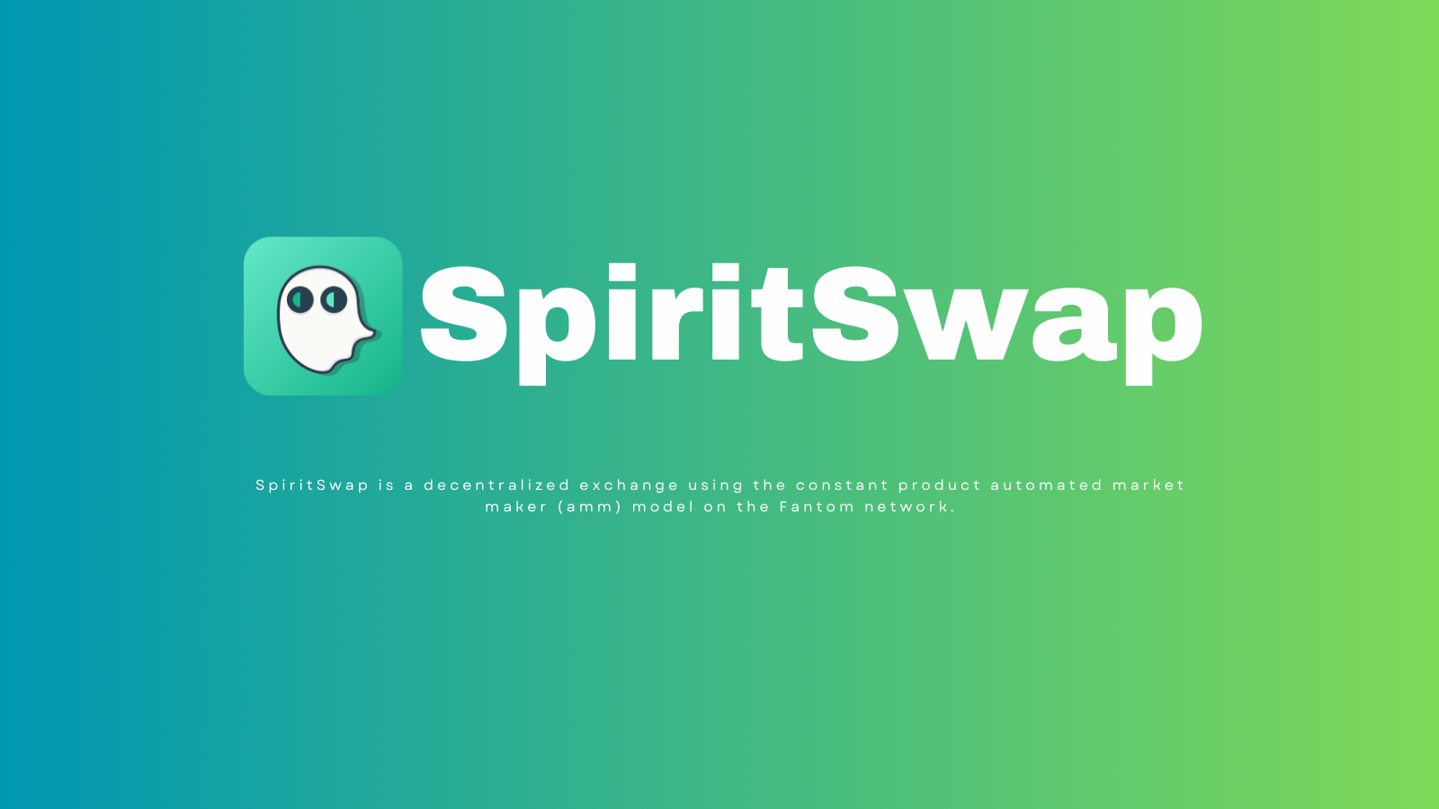 SpiritSwap on Fantom — DEX interface